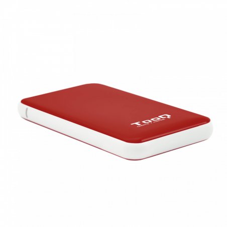 TooQ TQE-2528R Boîtier de disques de stockage Enceinte ssd Rouge 2.5"