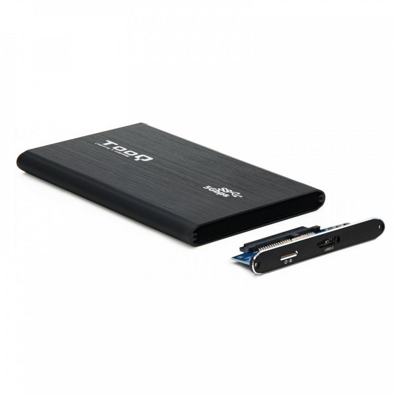 TooQ TQE-2529B storage drive enclosure HDD/SSD enclosure Black 2.5"