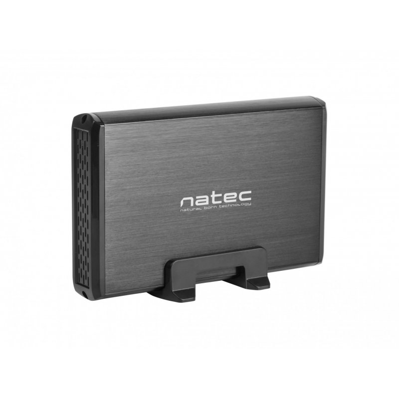 NATEC NKZ-0448 storage drive enclosure HDD enclosure Black 3.5"