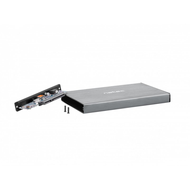 NATEC Rhino GO Boîtier disque dur/SSD Gris 2.5"