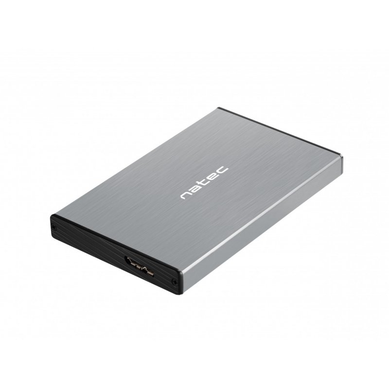 NATEC Rhino GO Boîtier disque dur/SSD Gris 2.5"