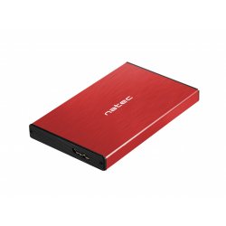 NATEC Rhino GO HDD/SSD enclosure Red 2.5"