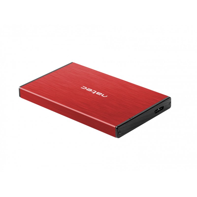 CAJA EXTERNA NATEC RHINO GO DISCO DURO 2,5" USB 3.0 SATA ROJA