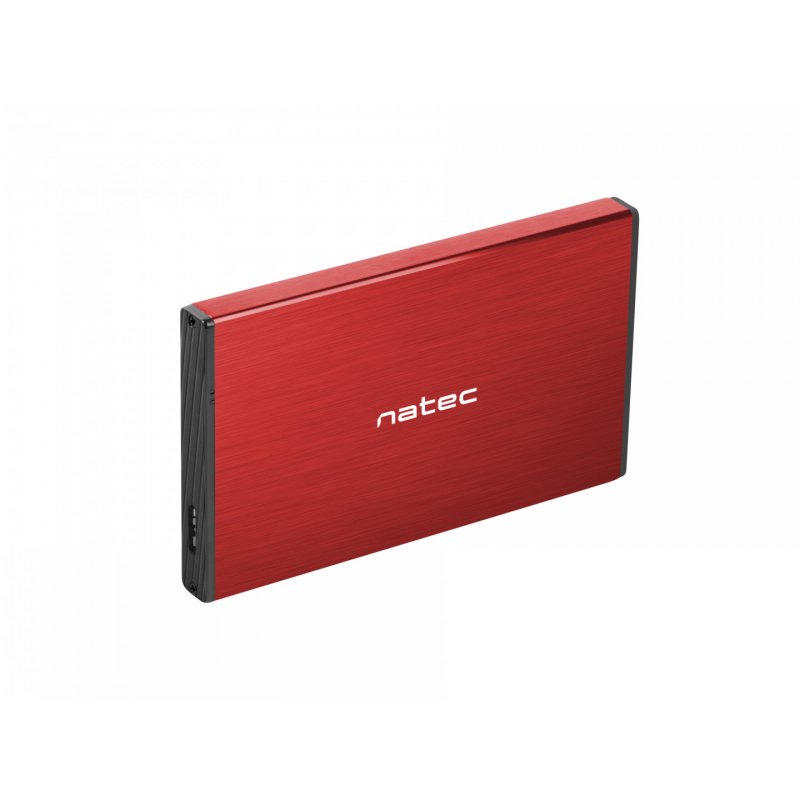 NATEC Rhino GO Boîtier disque dur/SSD Rouge 2.5"