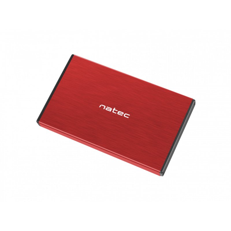 CAJA EXTERNA NATEC RHINO GO DISCO DURO 2,5" USB 3.0 SATA ROJA