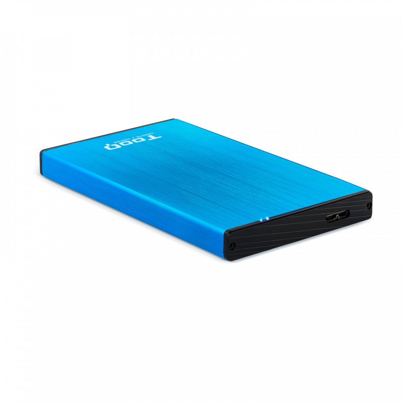 TooQ TQE-2527BL storage drive enclosure HDD enclosure Black, Blue 2.5"