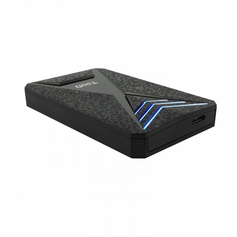 CAJA EXTERNA TQE-2550BL 2,5" 9,5 MM SATA USB 3.0/3.1 LED AZUL