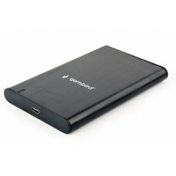 CARCASA DISCO DURO GEMBIRD HDD Ó SATA USB TIPO C 3.1 NEGRO ALUMINIO