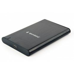 Gembird EE2-U3S-6 storage drive enclosure HDD/SSD enclosure Black 2.5"