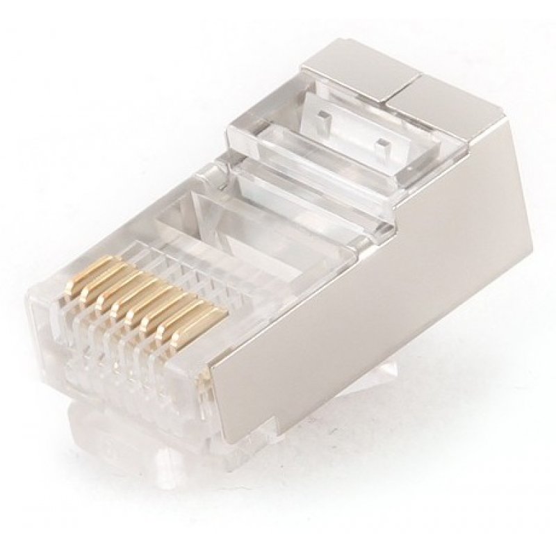 Gembird LC-8P8C-002 connecteur de fils RJ-45 Transparent
