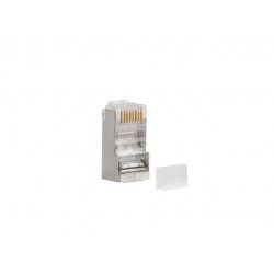 Lanberg PLS-6000 connecteur de fils RJ-45 Acier inoxydable, Transparent