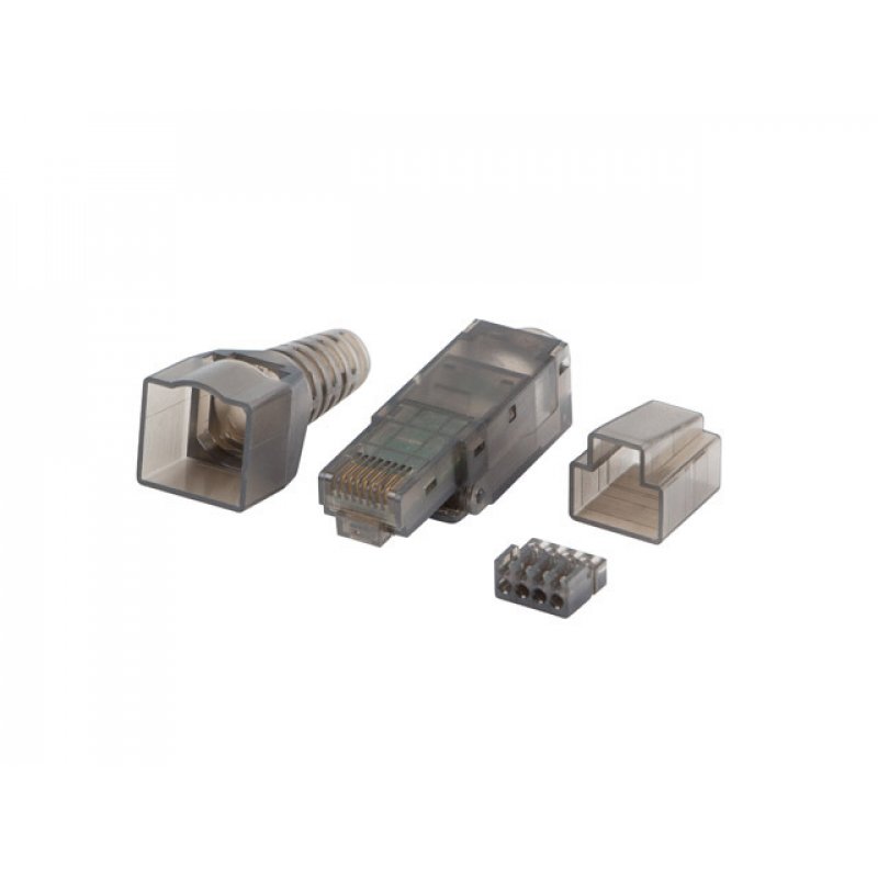 CONECTOR LANBERG RJ45 CAT.6A UTP PLUG 8P8C TOOL-LESS
