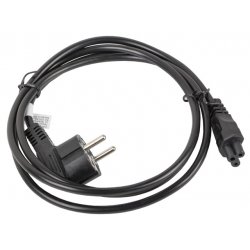 CABLE DE ALIMENTACION LANBERG TREBOL SCHUKO CEE 7/7 A IEC320 C5 1.8M