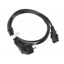 Lanberg CA-C13C-10CC-0018-BK câble électrique Noir 1,8 m Coupleur C13 CEE7/7