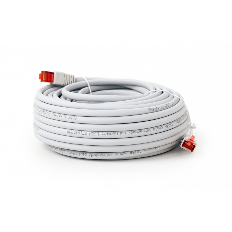Gembird PP6A-LSZHCU-20M câble de réseau Gris Cat6a S/FTP (S-STP)