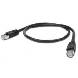 Gembird Patch Cord Cat.6 UTP 3m câble de réseau Noir Cat6 U/UTP (UTP)