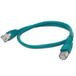 Gembird Patch Cord Cat.6 UTP 0.5m networking cable Green Cat6 U/UTP (UTP)