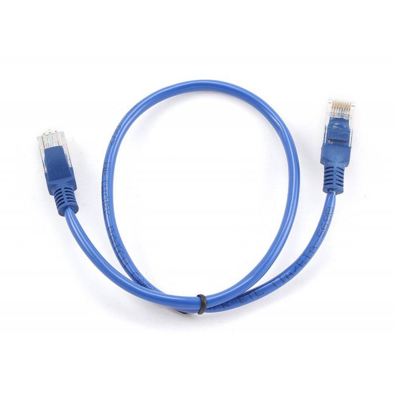 Gembird PP12-0.5M/B networking cable Blue Cat5e