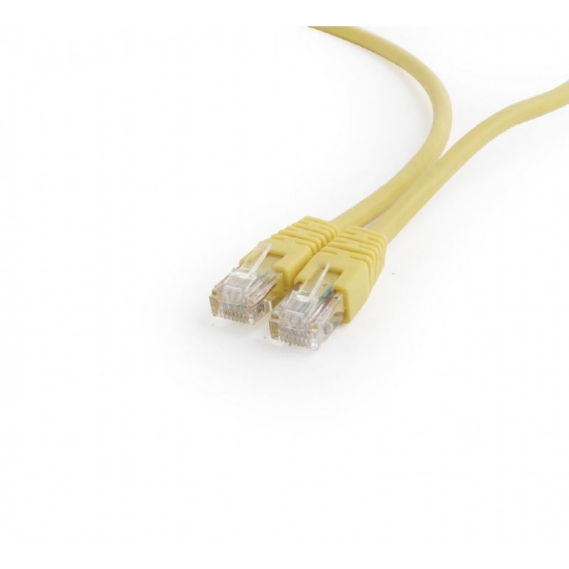 Gembird PP6U-0.25M/Y câble de réseau Jaune 0,25 m Cat6 U/UTP (UTP)