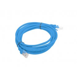 Lanberg PCU6-10CC-0300-B networking cable Blue 3 m Cat6 U/UTP (UTP)