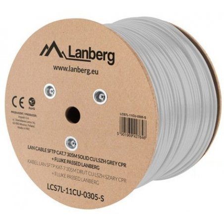Lanberg LCS7L-11CU-0305-S câble de réseau Blanc 305 m Cat7 S/FTP (S-STP)