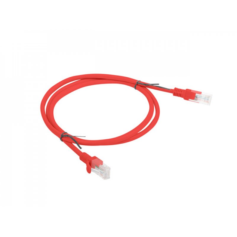 Lanberg PCU6-10CC-0100-R networking cable Red 1 m Cat6 U/UTP (UTP)
