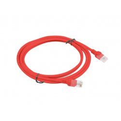 Lanberg PCU6-10CC-0200-R câble de réseau Rouge 2 m Cat6 U/UTP (UTP)