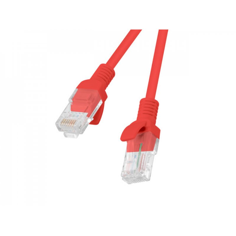 Lanberg PCU6-10CC-0200-R networking cable Red 2 m Cat6 U/UTP (UTP)