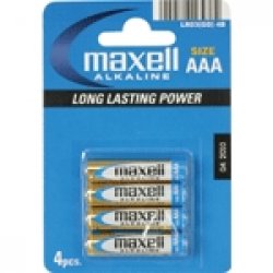 MAXELL BATTERY AAA 4PCS