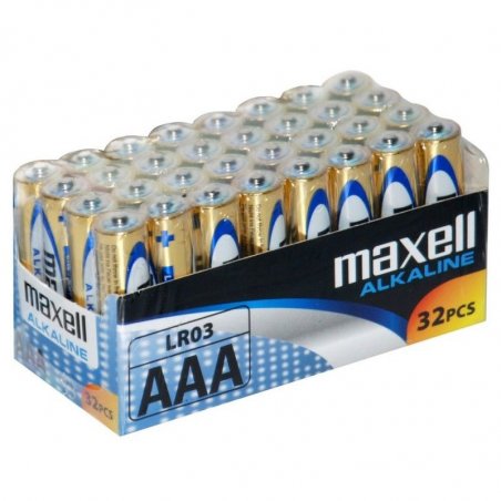 MAXELL BATTERY AAA LR03 PACK*32 UDS
