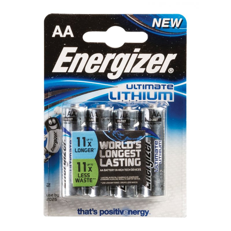 ENERGIZER ULTIMATE LITHIUM AA L91 LR6 1,5V *4