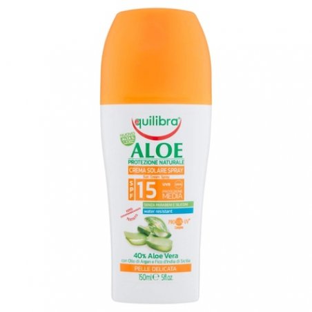 Aloe Sun Cream Spray SPF15 Medium Protection 150ml