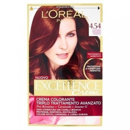 L'Oreal Paris Excellence Cream Chestnut Mahogany Copper 4/54