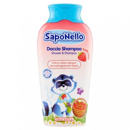 PAGLIERI Saponello Kids Red Fruit Shower Gel & Shampoo 250ml