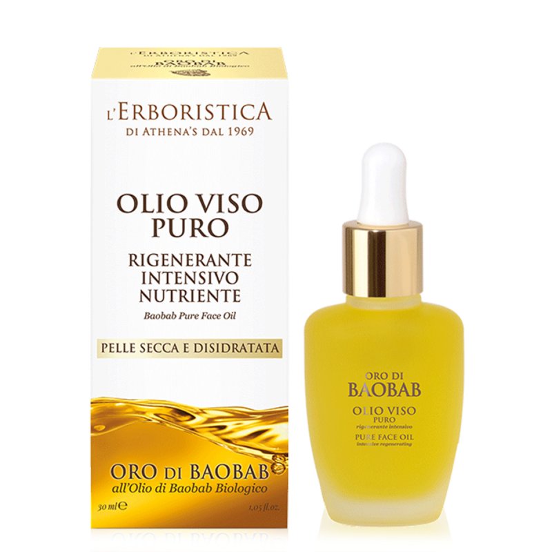 L’Erboristica Oro Di Baobab Olio Puro Viso 30ml
