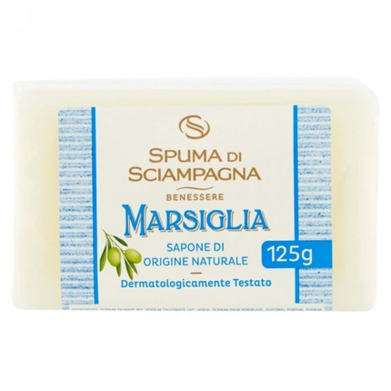 Spuma di Sciampagna Marsiglia Natural Origin Soap 125g