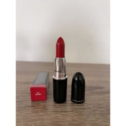 MAC Lustreglass Sheer-Shine Lipstick Lady Bug 510 Warm Medium-Dark Red