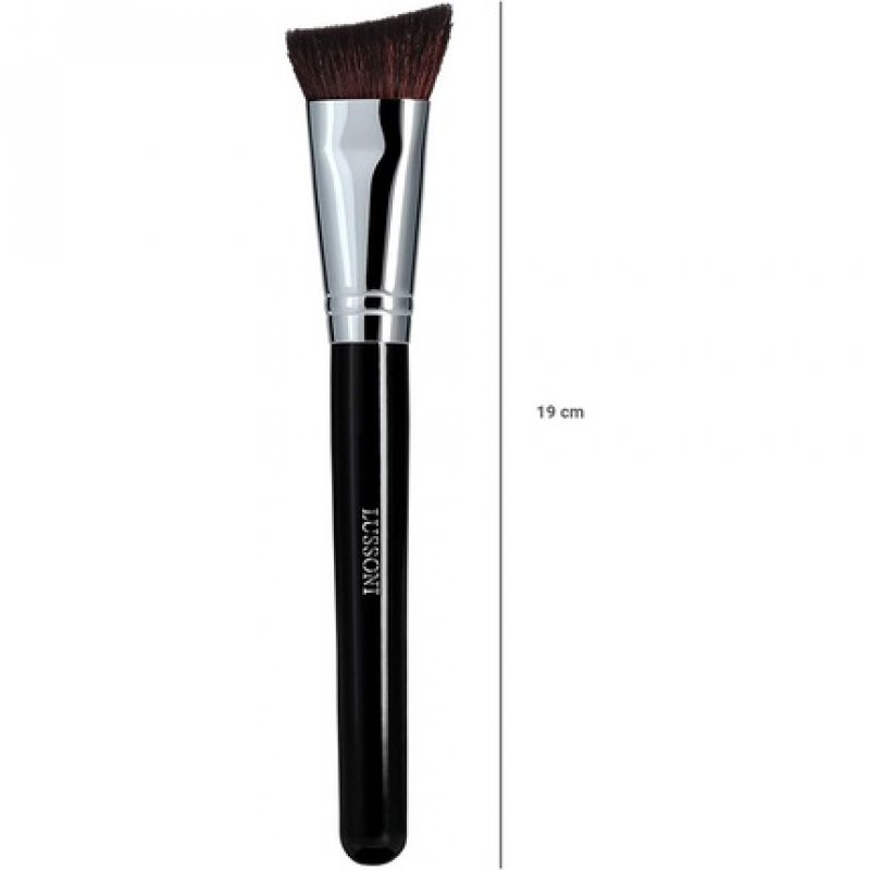 T4B LUSSONI 300 Series Professional Makeup Brushes for Bronzer, Highlighter, Blush, Powder, and Contouring - Angled,