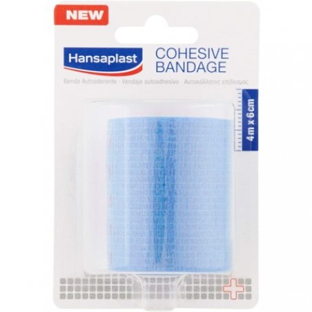 Hansaplast Self-Adhesive Fixation Bandage Blue 4m x 6cm