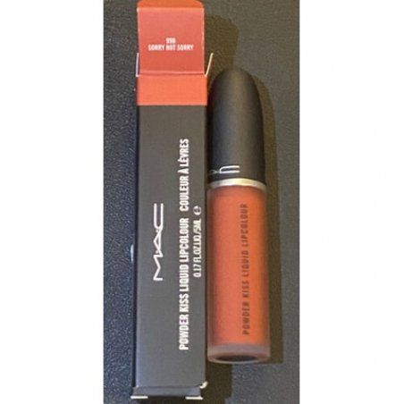 MAC Powder Kiss Liquid Lipcolour Shade 998 Sorry Not Sorry Full Size 5ml 0.17oz