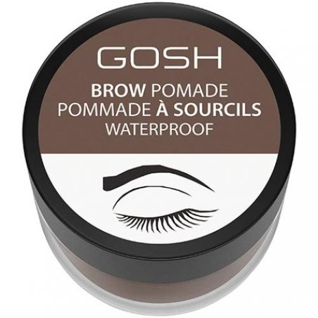 Gosh, Waterproof, Eyebrow Pomade, 001, Brown, 4 ml