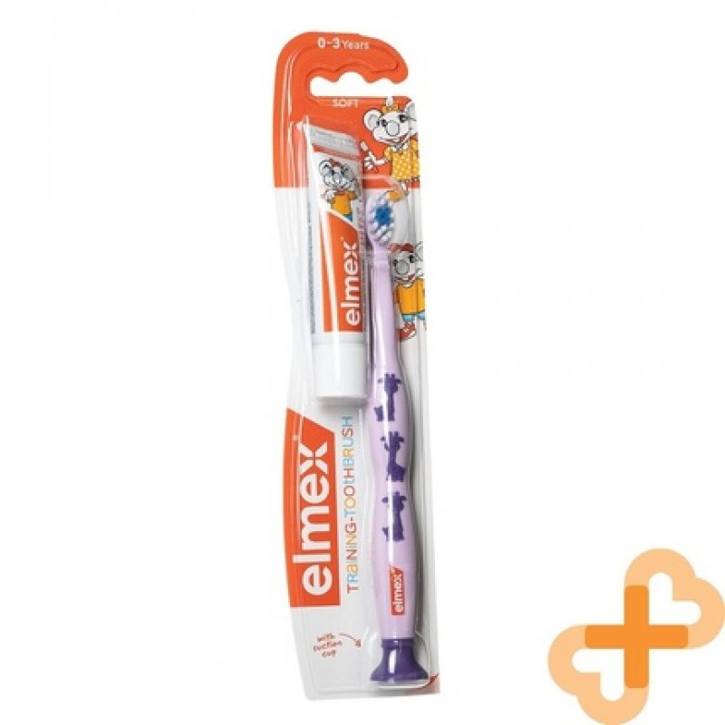 Elmex Training Toothbrush for 0-3 Year Old Children Soft Bristles