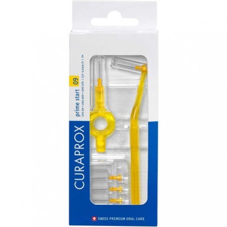 Curaprox CPS 09 Prime Start Interdental Brush Kit Yellow 14 Count