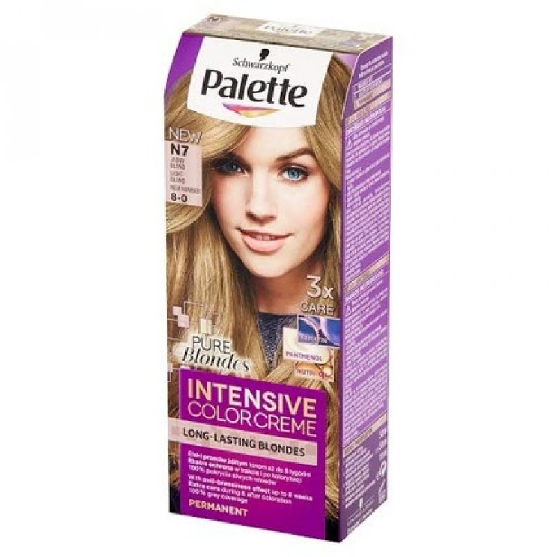 Palette Intensive Color Creme N7 Light Blonde Permanent Hair Color