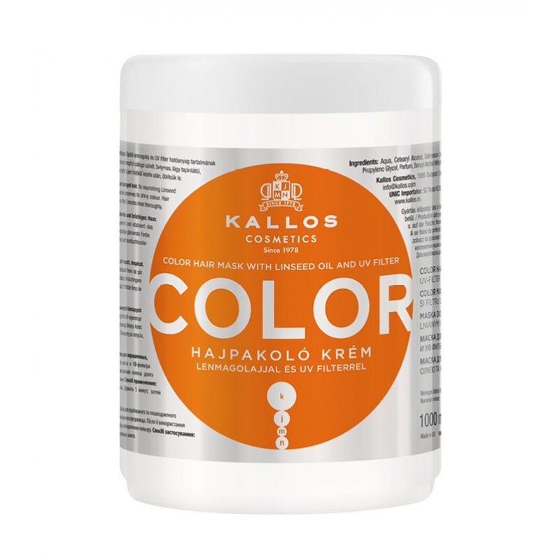 Kallos KJMN Color 1000ml hair mask Women
