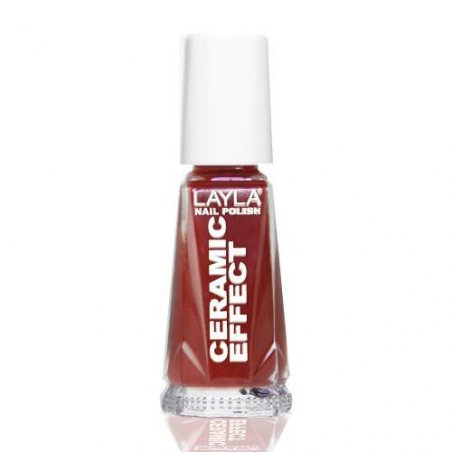 Layla Cosmetics Smalto Layla Ceramic Effect nail polish 10 ml Red Gloss