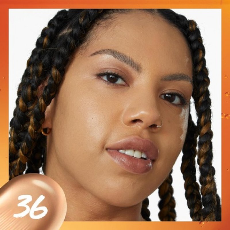 Maybelline Super Stay Skin Tint Foundation with Vitamin C Long-Lasting up to 24H Vegan Formula Shade 36 30ml