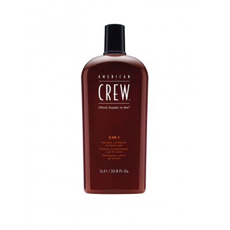 American Crew 3-IN-1 1000 ml 3-in-1 Shampoo & Conditioner & Body Men