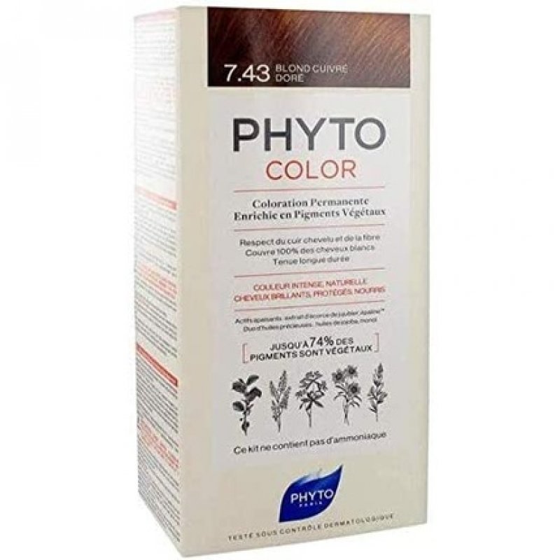 Phyto Couleur 7.43 Golden Blonde