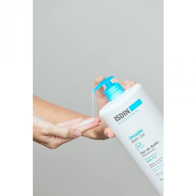 ISDIN Ureadin Bath Gel 1000ml Hydrating Shower Gel for Daily Body Hygiene of Dry Skin